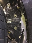 Wygłuszenie nadkoli w skoda superb Mata butylowa AB
