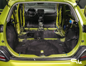 Hyundai Kona wygłuszenie całego samochodu – zdjęcie 6