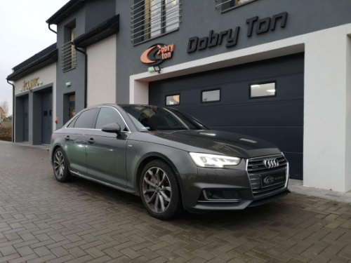 Audi A6 C6 po kompleksowym wyciszeniu wnętrza materiałami Bitmat
