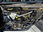 Audi A6 C7 wygłuszenie wyciszenie drzwi mata butylowa AB