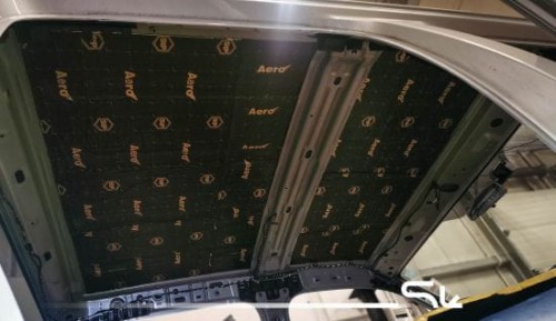 VW Amarok wygłuszenie dachu mata butylowa AB2s