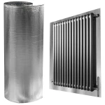 ekran zagrzejnikowy pianka kauczukowa z aluminium