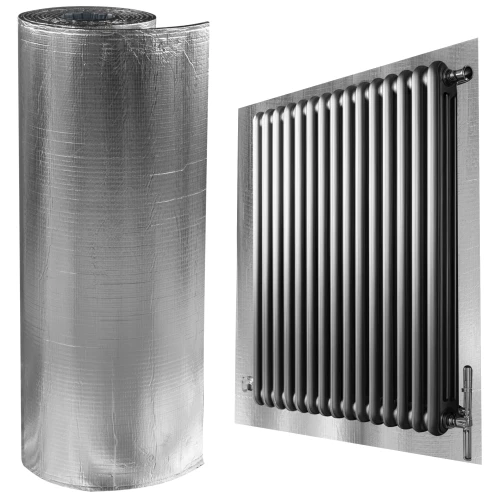 ekran zagrzejnikowy pianka kauczukowa z aluminium