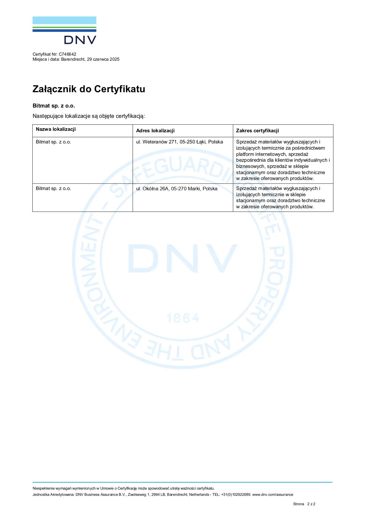 Certyfikat ISO 9001