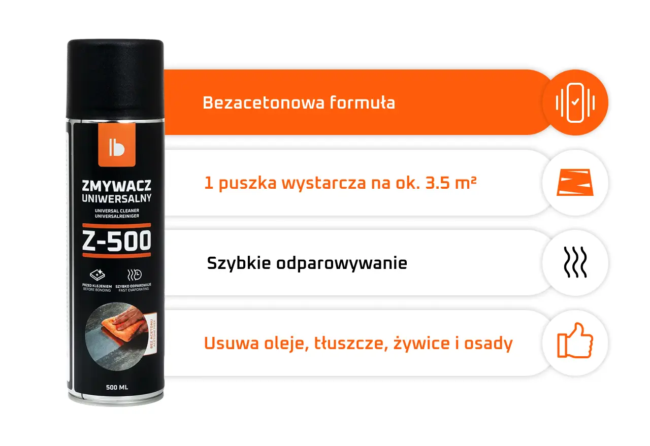 Infografika zmywacza Bitmat Z-500